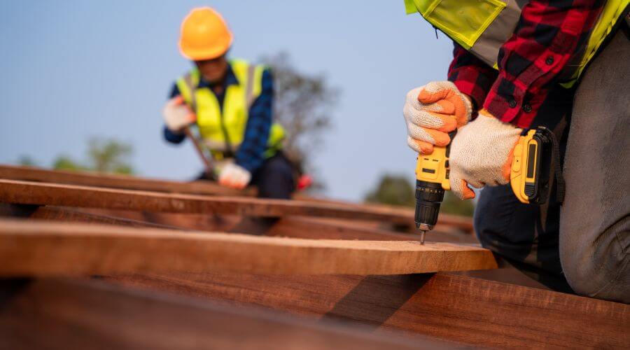 Professional metal roof installation in Noble, LA